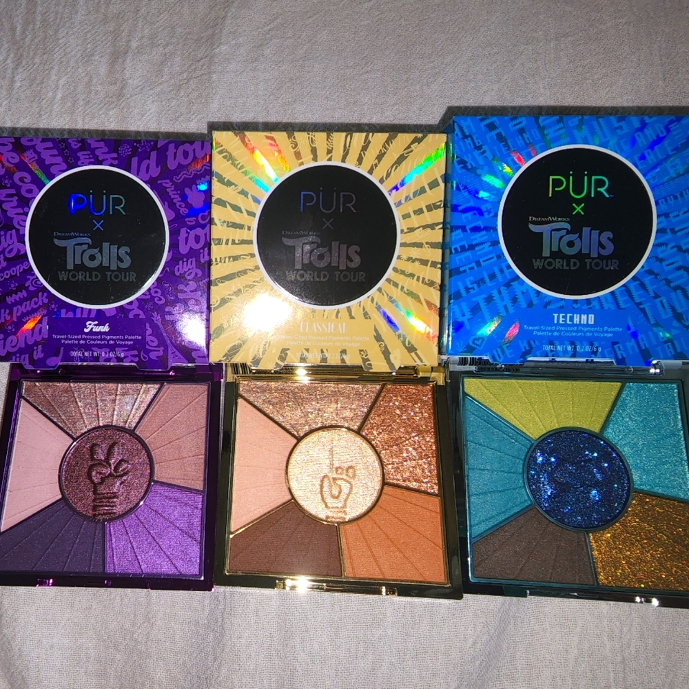 PUR X TROLLS EYESHADOW PALETTES